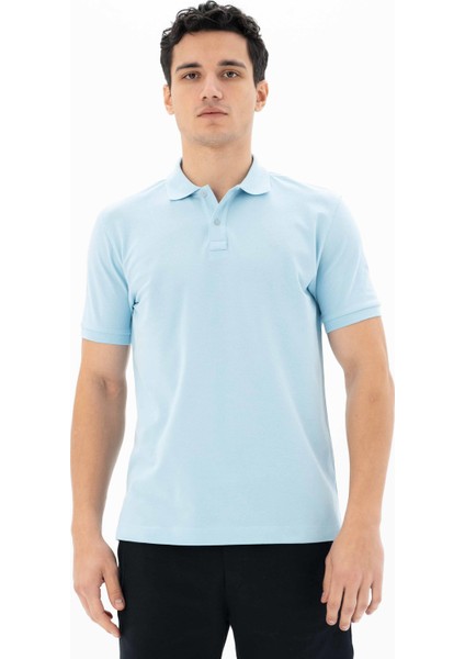 Erkek %95 Pamuk Polo Yaka Regular Fit T-shirt Y25374302501 fiyatları