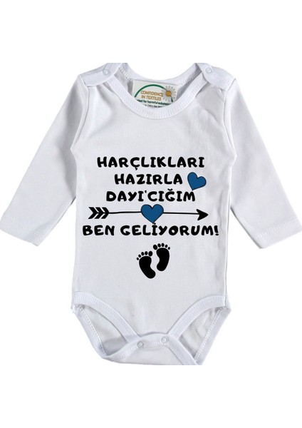 Harçlıkları Hazırla Dayıcım Ben Geliyorum Erkek Bebek