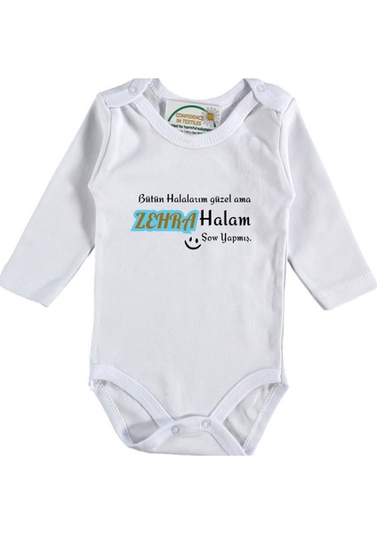 Halam Şov Yaptı Yazılı Erkek Bebek Zıbın