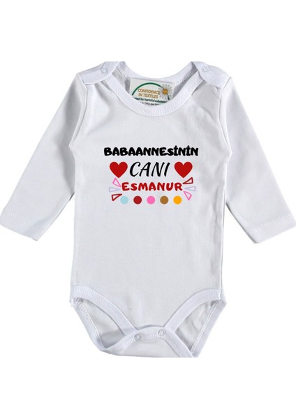 Babaannesinin Canı Yazılı Kız Bebek Zıbın