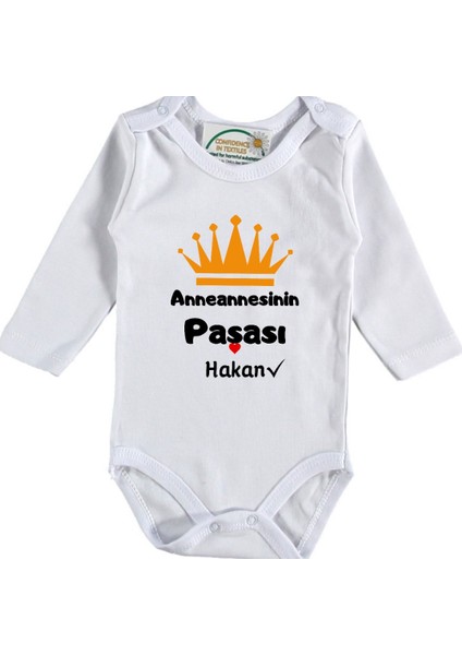 Babaanneinin Paşası Yazılı Bebek Zıbın