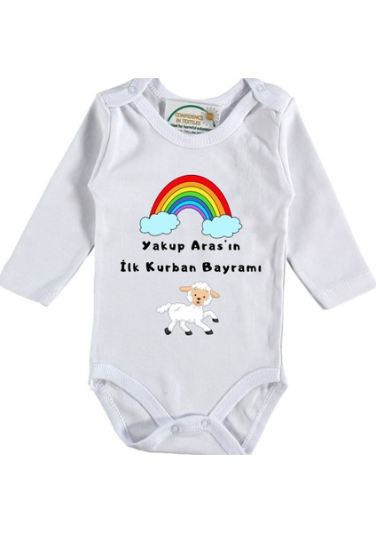 Ilk Bayramım Temalı Baskılı Bebek Zıbını