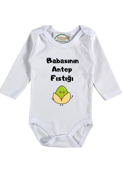 Babasının Antep Fstığı Bebek Zıbın