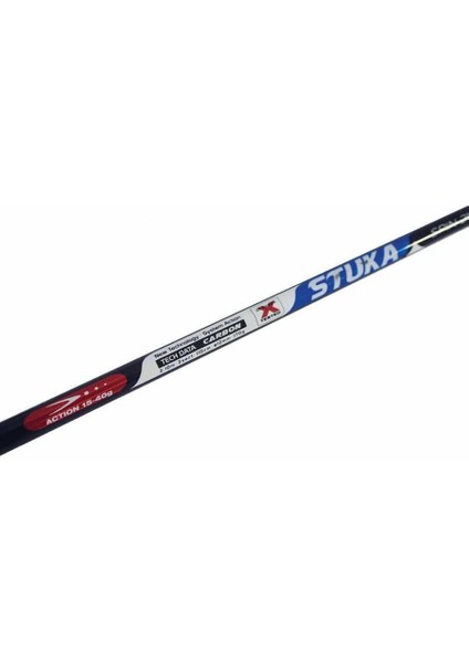 Stuka 240 cm 15-40G Atarlı Karbon Spin Olta Kamışı