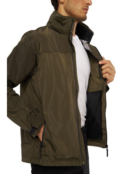 Erkek Individual 3D Astarlı Kapüşon Yakada Gizli Taşınabilir Çantalı Rüzgarlık Yağmurluk fırsatları