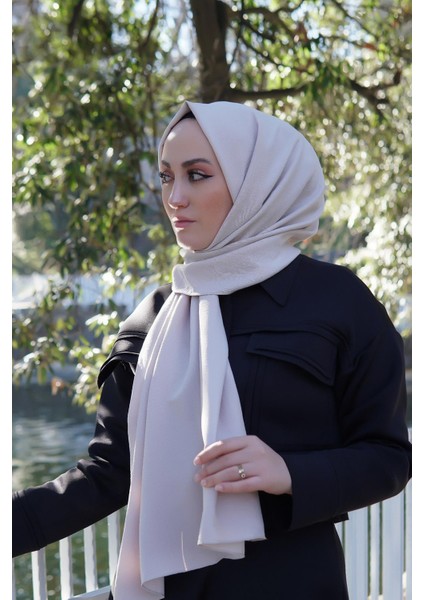 Shawl Kadın Taş Rengi Caz Şal SYR001