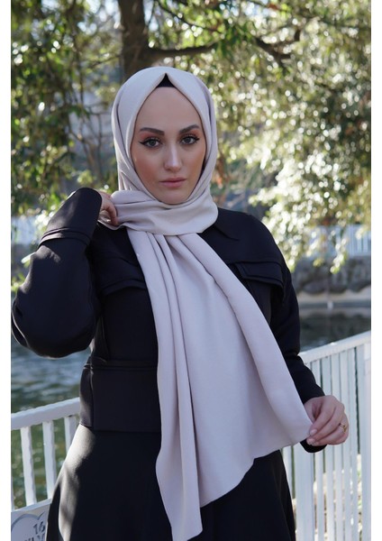 Shawl Kadın Taş Rengi Caz Şal SYR001