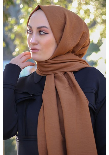 Shawl Kadın Kiremit Caz Şal SYR001