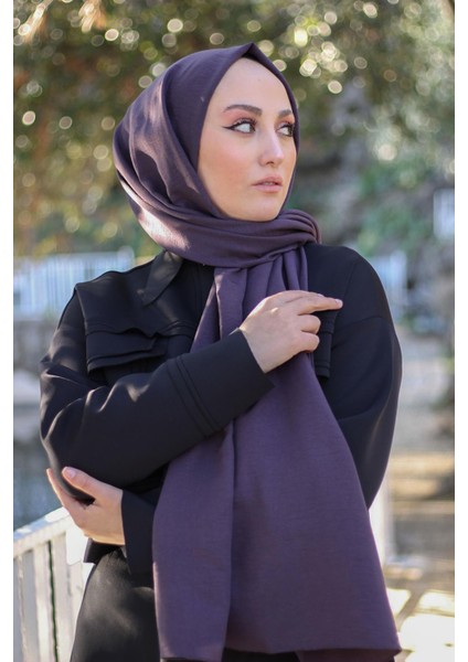 Shawl Kadın Mor Caz Şal SYR001