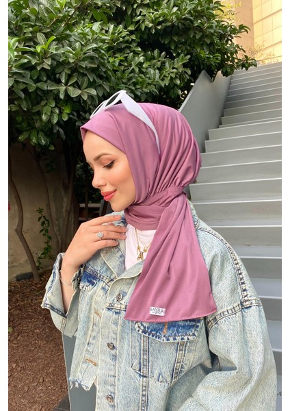 Shawl Kadın Gül Kurusu Sandy Kumaş Hazır Şal