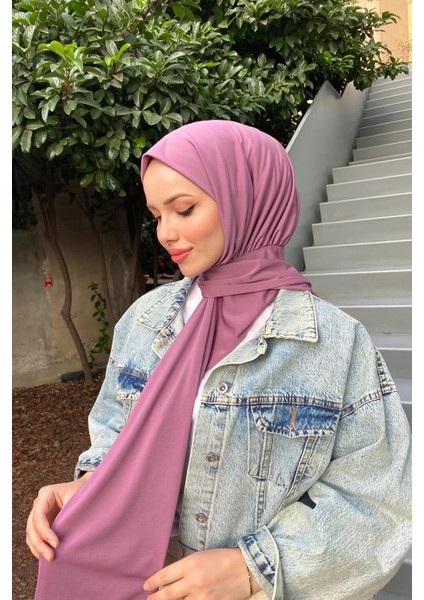 Shawl Kadın Gül Kurusu Sandy Kumaş Hazır Şal
