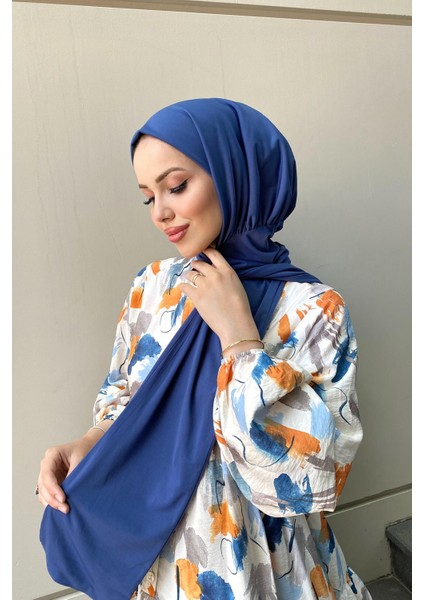 Shawl Kadın Indigo Sandy Kumaş Hazır Şal