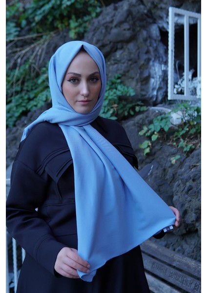 Shawl Kadın Açık Mavi Caz Şal SYR001