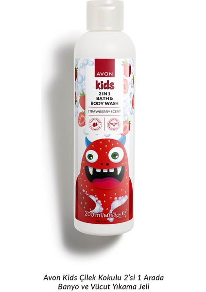 Kids 2 Si 1 Arada Çocuklar Için Çilek Kokulu Banyo ve Vücut Yıkama 200 Ml. fiyatları