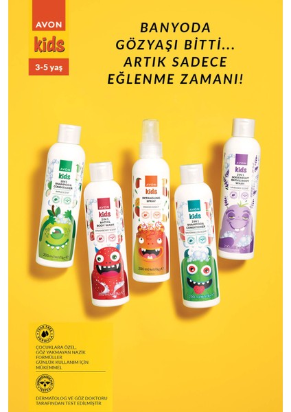 Kids 2 Si 1 Arada Çocuklar Için Çilek Kokulu Banyo ve Vücut Yıkama 200 Ml. modelleri