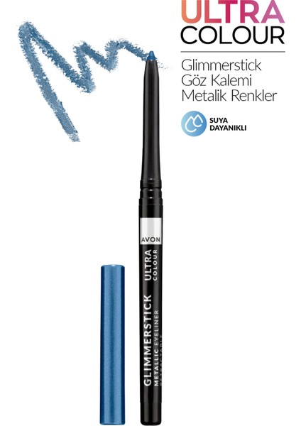 Glimmerstick Asansörlü Metalik Göz Kalemi Electric Blue fiyatları