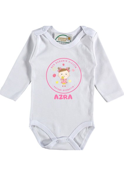Ben Babamın Kızıyım Baskılı Bebek Zıbını