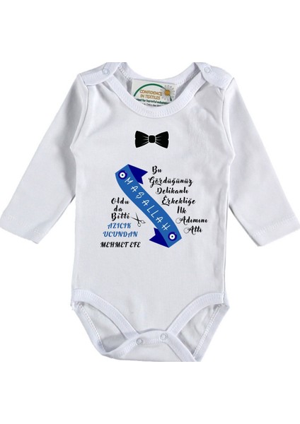 Bu Gördüğünüz Delikanlı Erkekliğe Ilk Adımını Attı Yazılı Kişiye Özel Sünnet Bebek Zıbın