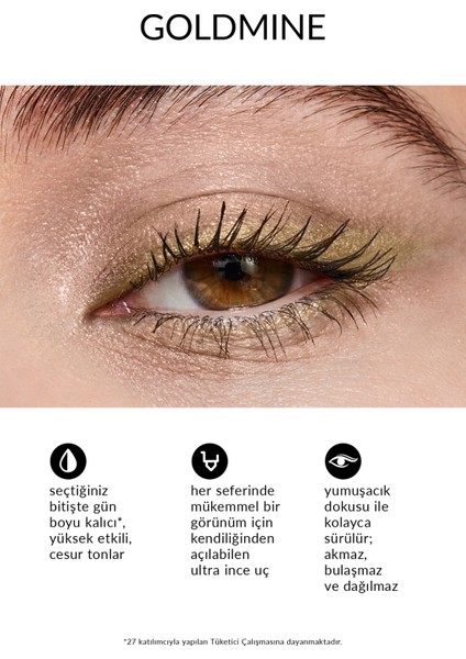 Glimmerstick Asansörlü Metalik Göz Kalemi Goldmine modelleri