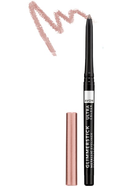 Glimmerstick Asansörlü Metalik Göz Kalemi Rose Quartz