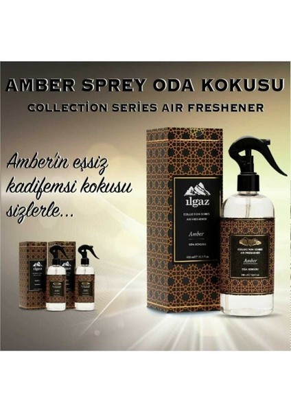 Air Oda Kokusu Amber Çiçeği Kokusu Oda ve Kumaş Kokusu 400 ml Amber Kalıcı Parfümlü Ortam