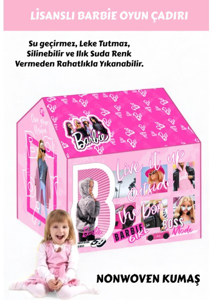 Lisanslı Barbie Oyun Çadırı - Ev Oyun Çadırı Barbie fiyatları