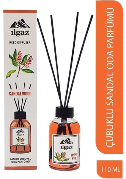 Sandal Oda Kokusu 110 ml Dinlendirici Sandal Ağacı Ev Parfümü Bambu Çubuklu Sandal Wood Ortam Kokusu fiyatları