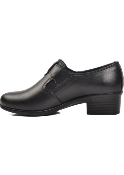 ROAD318 Ortopedik Deri Siyah Kadın Günlük Ayakkabı modelleri