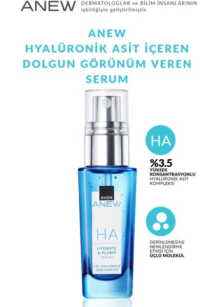 Anew Hyalüronik Asit Içeren Dolgun Görünüm Veren Serum 30 Ml.