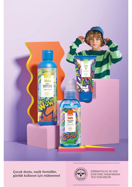 Kids Saç Jölesi Ferah Koku ile Tüm Saç Tipleri için 50 ml Çocuk Dostu Ürün modelleri