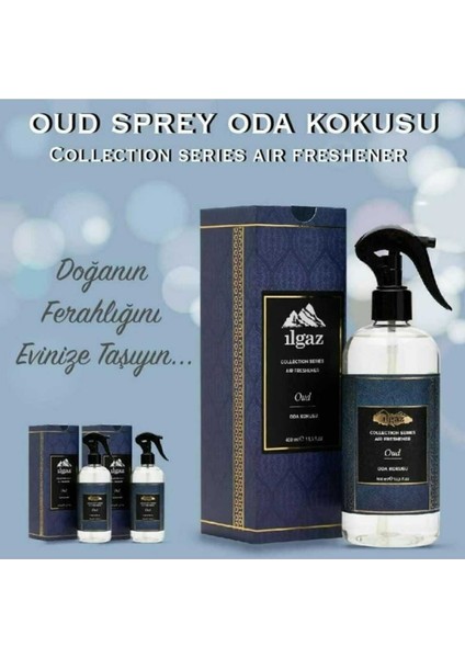 Air Oda Kokusu Oud Oda ve Kumaş Kokusu 400 ml Oud Kalıcı Parfümlü Ortam Kokusu