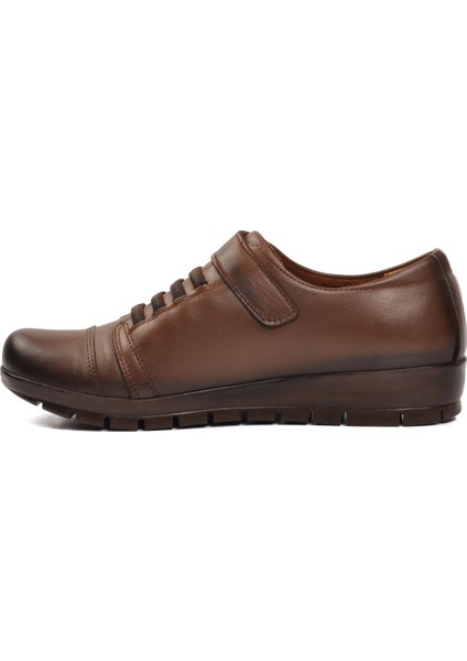 ROAD39 Ceviz Deri Kadın Günlük Ayakkabı modelleri