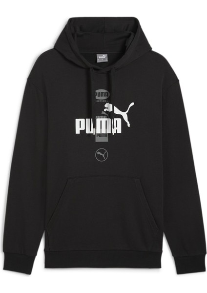 Puma Power Graphic Tr Sweatshirt Siyah 68270001 Erkek