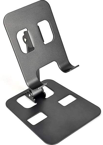 Metal Flexgrip Katlanabilir Tablet Telefon Tutacağı Standı 180°AYARLANABILIR Kauçuk Destekli