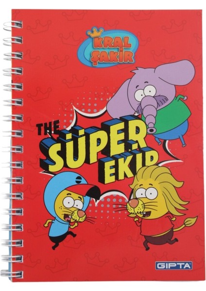 A6 Kral Şakir Sp.karton Kapak Defter 6014