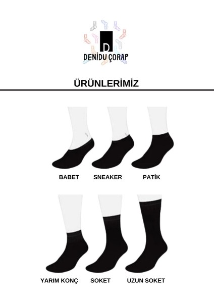Bambu Kısa Konç Erkek Çorap Yıkamalı Dikişsiz 6 Çift (Soft Yıkama,Premium,Kokulu)