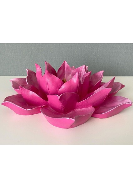 Dev Üç Boyutlu 28cm Lotus Çiçeği çiçek Silikon Kalıp K-956