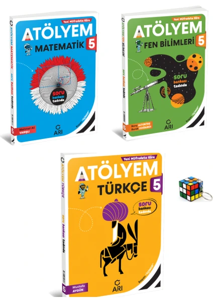 Arı Yayıncılık 2025 5. Sınıf Matematik Atölyem - Türkçe Atölyem- Fen Bilimleri Atölyem