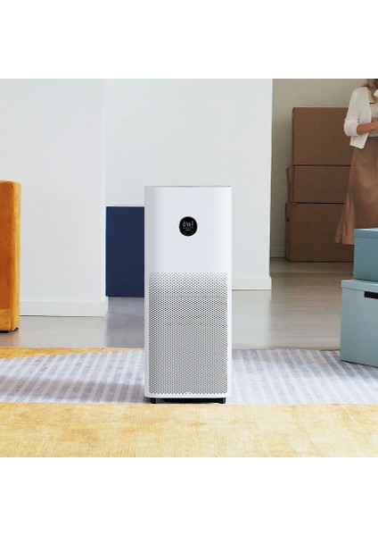 Hepa Alerjik Filtreli Smart Air Purifier Premium Akıllı Hava Temizleyici, 104 M²+Luciole Beyaz Lambader Hediye