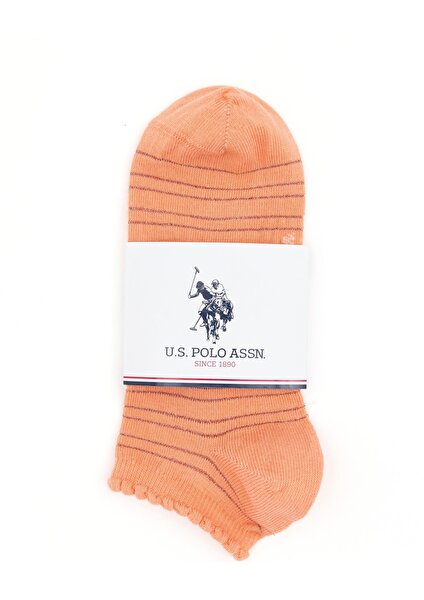 U.S. Polo Assn.Kadın Nar Çiçeği Çorap