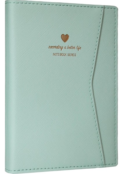 Geçmeli ve Cepli Defter A5 Ivory 80 Gr. 256 Sayfa