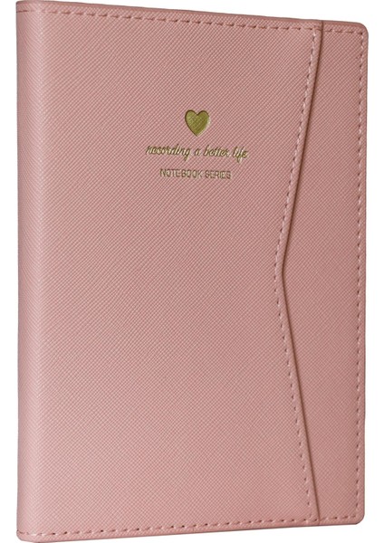 Geçmeli ve Cepli Defter A5 Ivory 80 Gr. 256 Sayfa