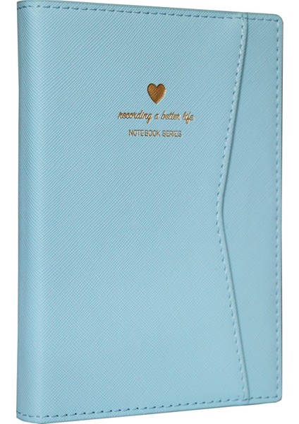 Geçmeli ve Cepli Defter A6 Ivory 80 Gr. 128 Sayfa