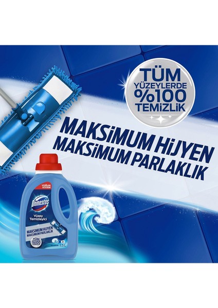 1000 ml ve Üzeri Yüzey Temizleyici Çam 1500 Mlx1 Okyanus 1500 ml X1 Bahar Çiçekleri 1500 Mlx1