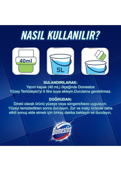 1000 ml ve Üzeri Yüzey Temizleyici Çam 1500 Mlx1 Okyanus 1500 ml X1 Bahar Çiçekleri 1500 Mlx1