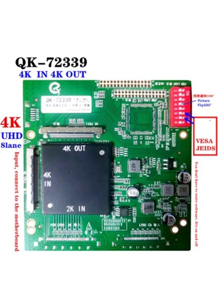 QK72339 LCD PANEL FLEXİ REPAİR 4K GİRİŞLİ 2K ÇIKIŞLI