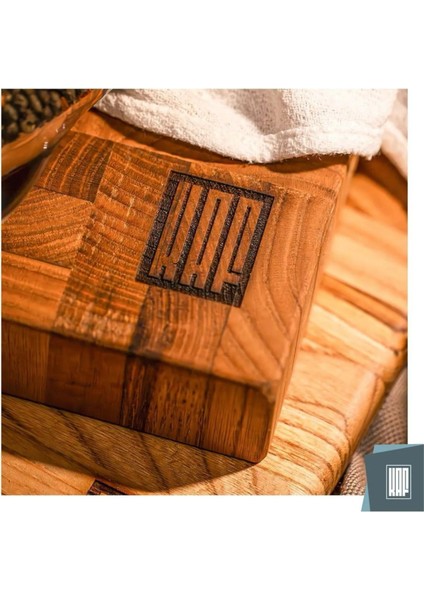 Kestane End Grain Kesme Tahtası Medium