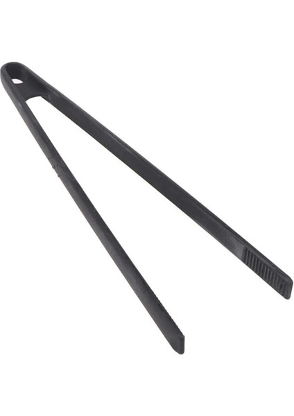 Tekli Silikon Kızartma Maşası 30 cm Sert Uçlu Isıya Dayanıklı Yanmaz Yapışmaz Silikon Maşa