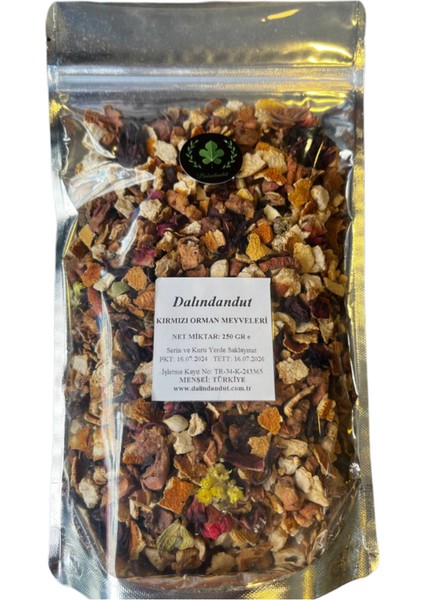 Yeni Mahsül Doğal Kırmızı Orman Meyveleri 250 gr e