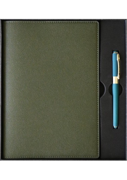 Kutulu Yönetici Defteri 19X25 cm 100 Gr. Ivory 192 Sayfa Monaco Kalemli